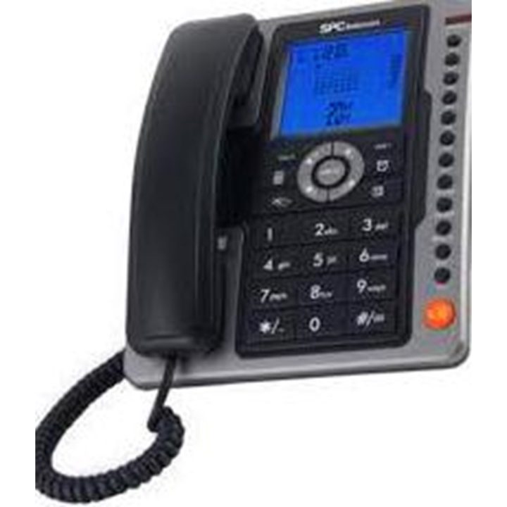 SPC 3604N Telefone OFFICE PRO 7M ML ID LCD Preto