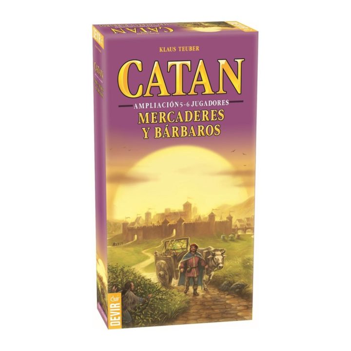 Jogo de tabuleiro Devir Catan Mercadores e Bárbaros 5-6 jogadores…