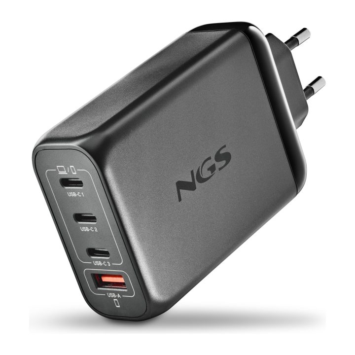 NGS BUD 140W Universal Black AC Fast Charger Indoor