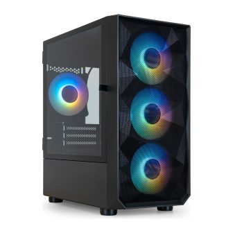 TooQ SEIZURE Black Gaming Mini Tower Case