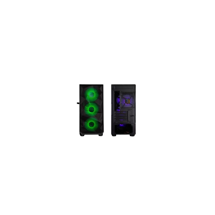 TooQ SEIZURE Black Gaming Mini Tower Case