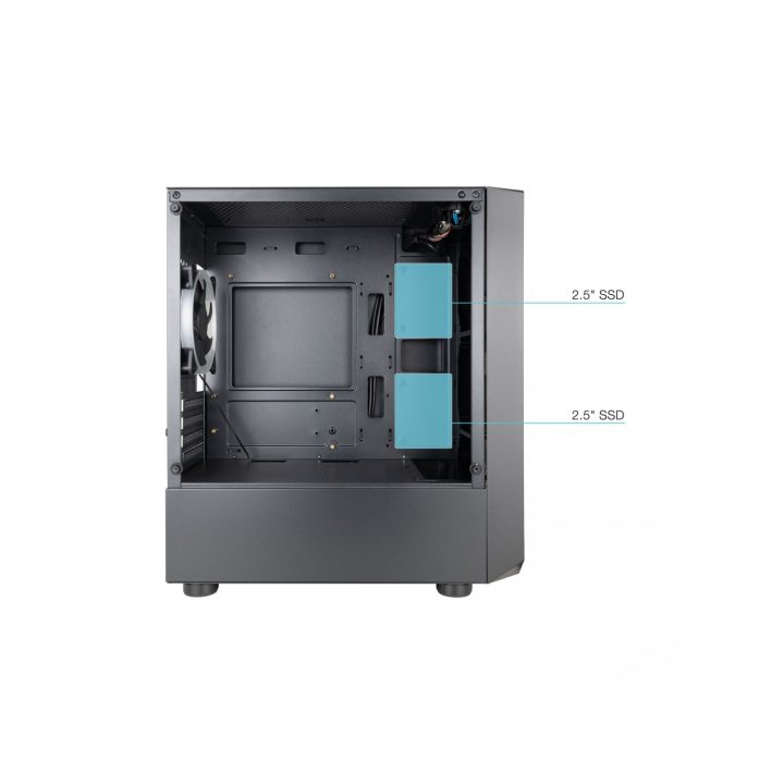 TooQ SEIZURE Black Gaming Mini Tower Case