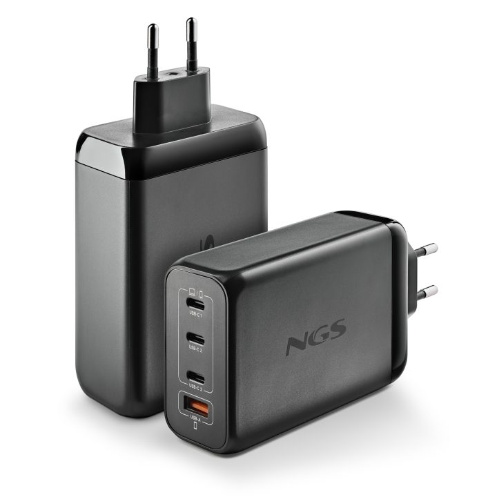 NGS BUD 240W Universal Black AC Fast Charging Indoor