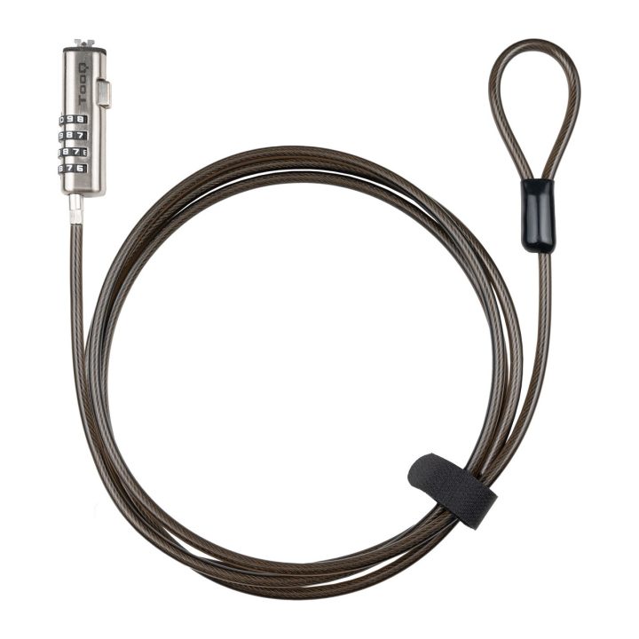 TooQ Cable de Seguridad Tipo NANO con Combinación para Portátiles 1.5…