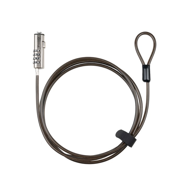 TooQ Cable de Seguridad Tipo NANO con Combinación para Portátiles 1.5…