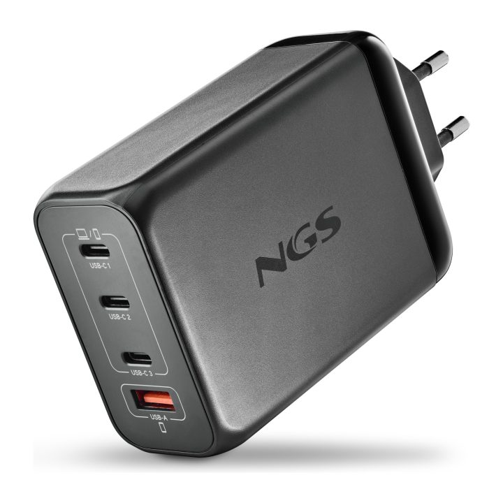 NGS BUD 240W Universal Black AC Fast Charging Indoor