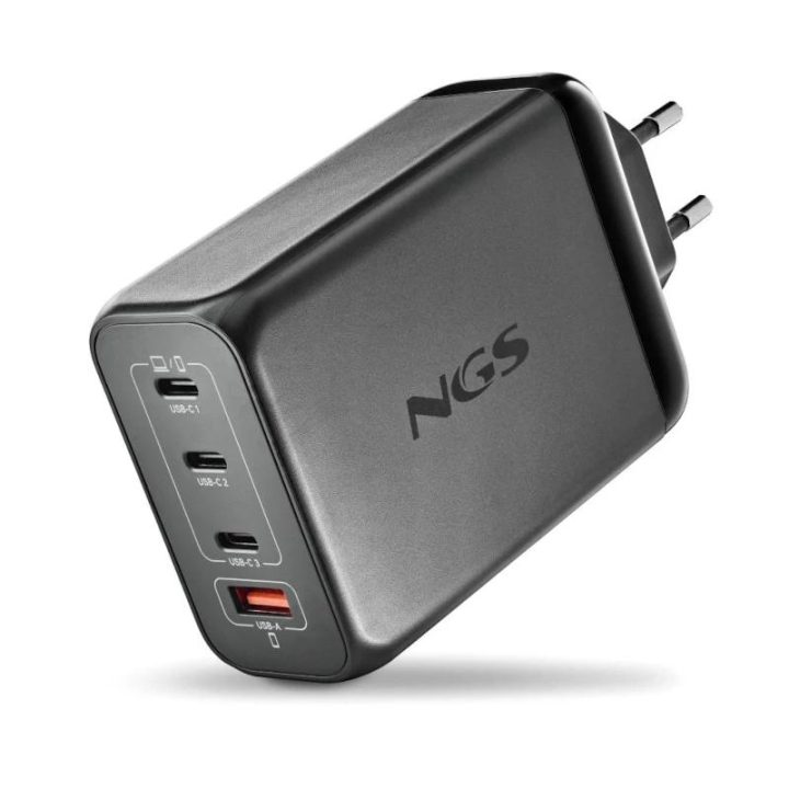 NGS BUD 240W Universal Black AC Fast Charging Indoor