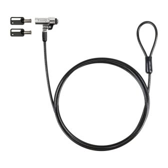 TooQ NANO Type Security Cable with Key for Laptops 1.5 meters, Dark…