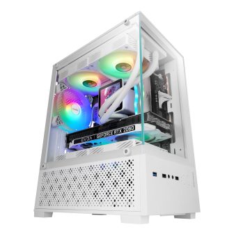 Mars Gaming MC-SE2W Mini Tower Blanco