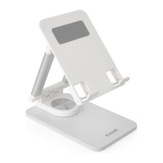 TooQ Soporte de Sobremesa Ajustable para Móvil o Tablet de hasta 12,9”