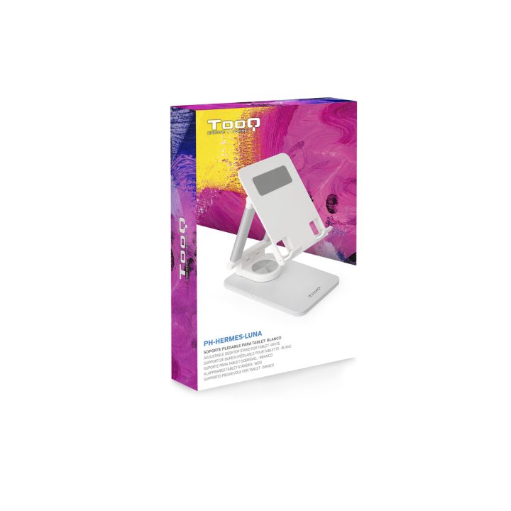 TooQ Adjustable Desktop Stand for Mobile or Tablet up to 12.9"