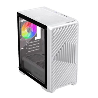 Keep Out Caja M-Atx XC-220W 4FANS Usb3.0 White (XC-220W GLASS)