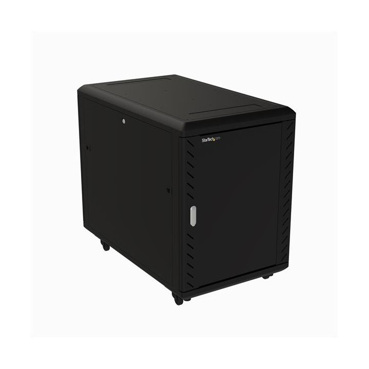StarTech.com 15U 19" 4-Post Server Rack - Server Rack with Lock and…