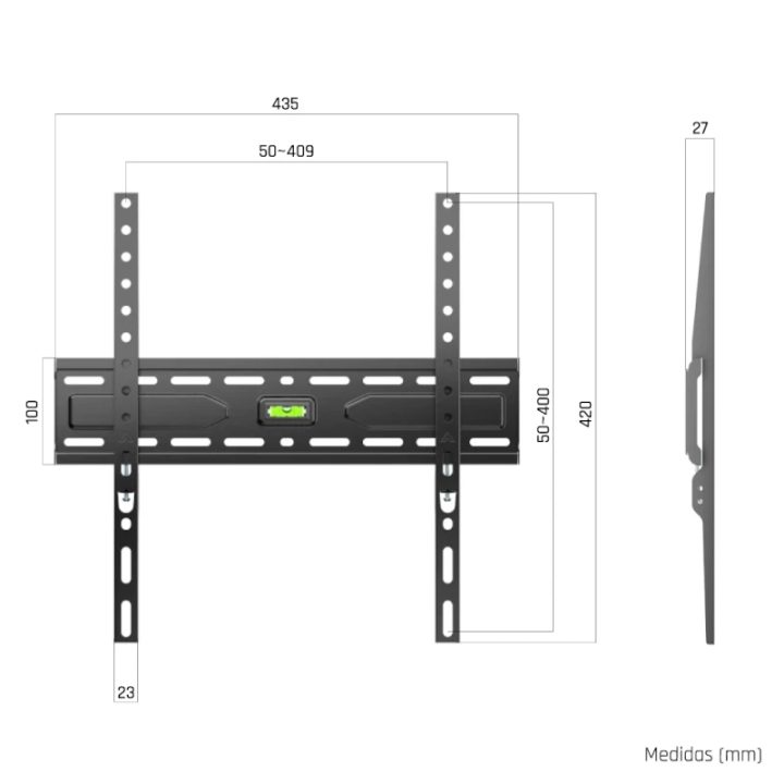 iggual SPTV11-L Suporte de Parede Fixo para TV 21"-75" 45kg
