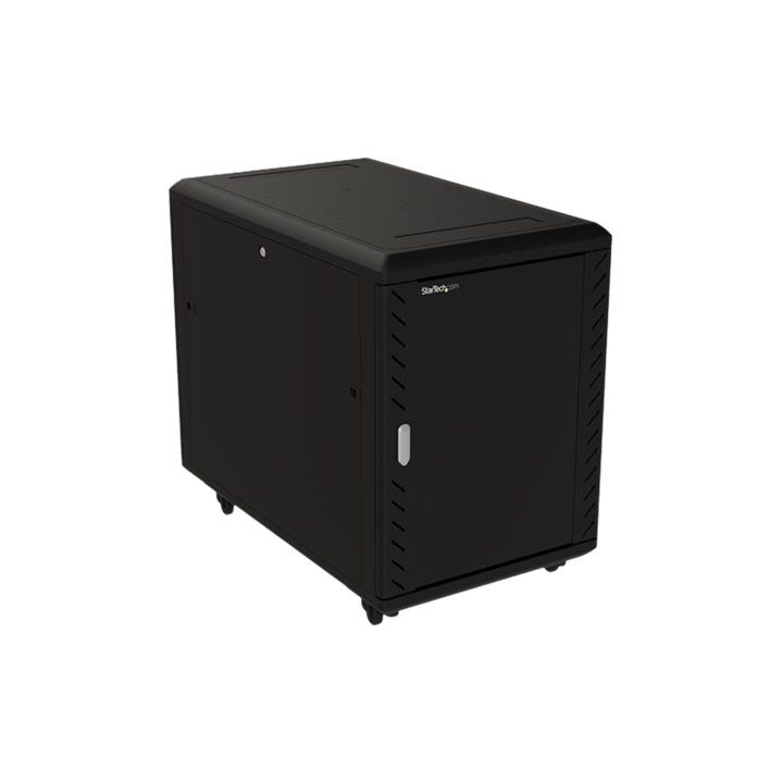 StarTech.com 15U 19" 4-Post Server Rack - Server Rack with Lock and…