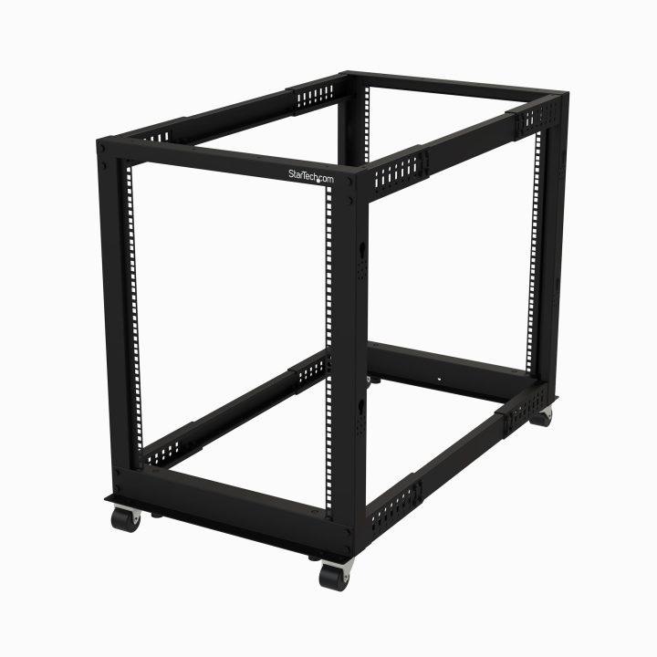 StarTech.com Rack Móvel de 15U com Estrutura Aberta de 4 Colunas para…