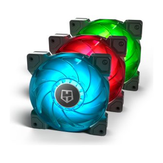 NOX H-SYNC Carcaça de PC Ventilador 12 cm Preto, Transparente…