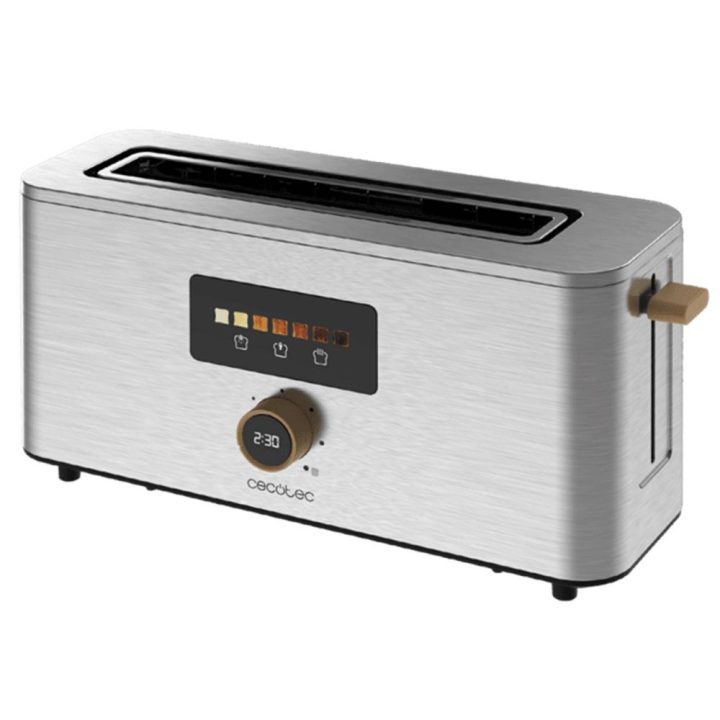 Tostadora Cecotec 04845, 7, 2 fatias, 1000 W, Aço inoxidável
