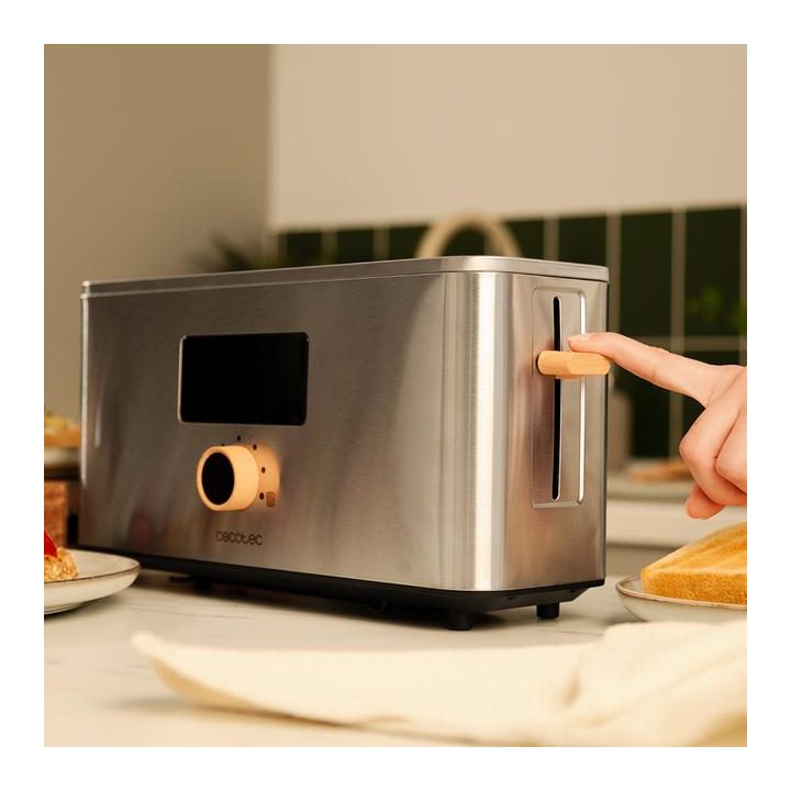 Cecotec 04845 toaster 7 2 slice(s) 1000 W Stainless steel