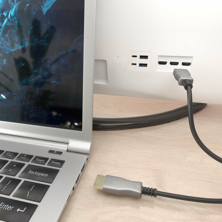 AISENS Premium High-Speed HDMI V2.0 AOC Cable / HEC 4K@60Hz 18Gbps…