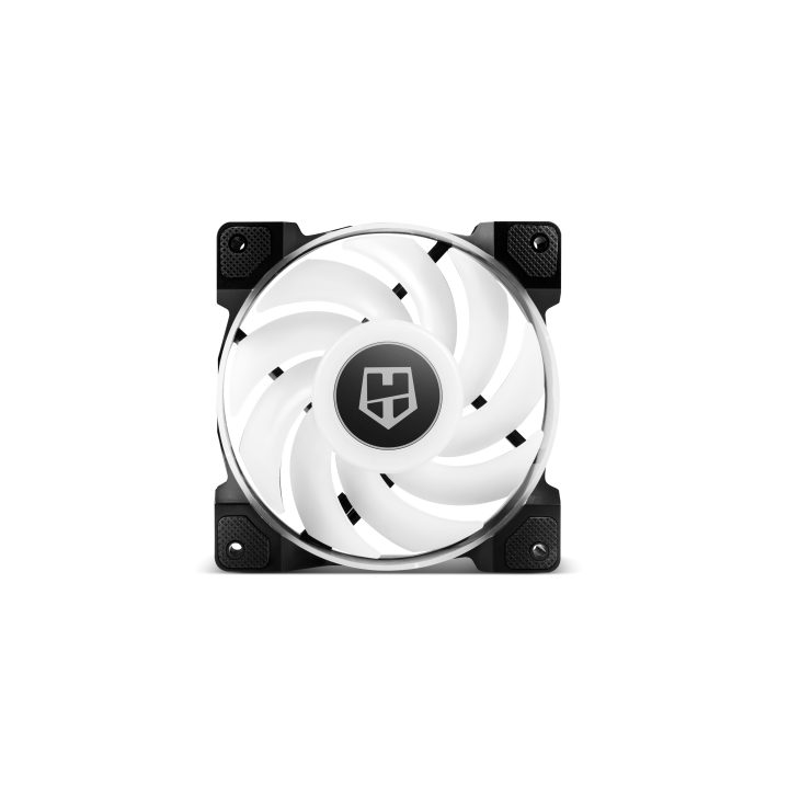 NOX H-SYNC Carcasa del ordenador Ventilador 12 cm Negro, Transparente…