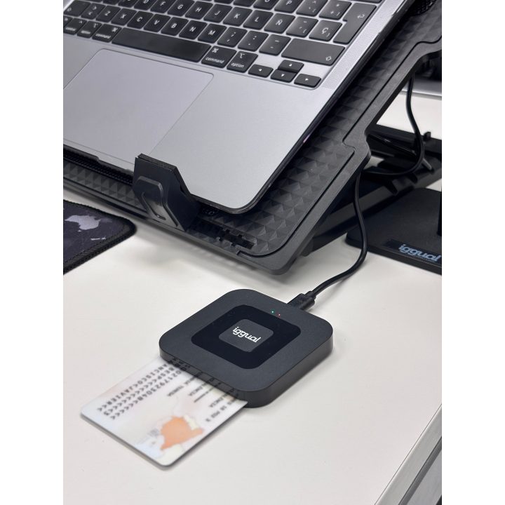 iggual Leitor de Cartões de Cidadão SIP Cartões de ID USB-A / tipo C