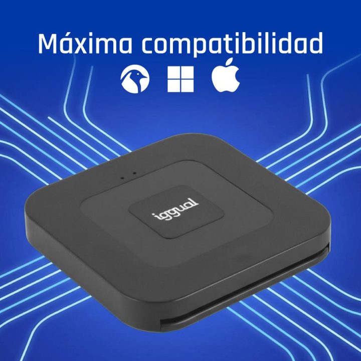 iggual ID Card Reader SIP USB-A / Type C