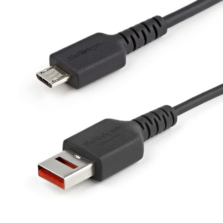 StarTech.com 1m Data Blocker USB Adapter Cable – Secure Charging USB…