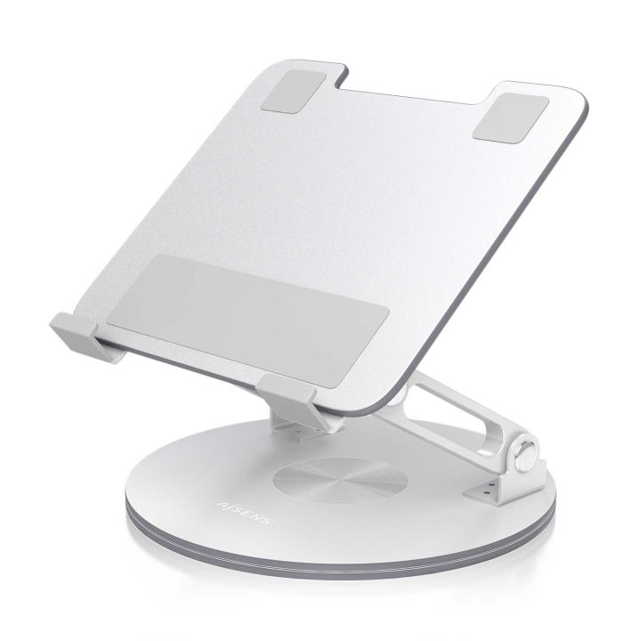 AISENS Adjustable Rotating Desktop Stand for Laptop / Tablet 7-13…