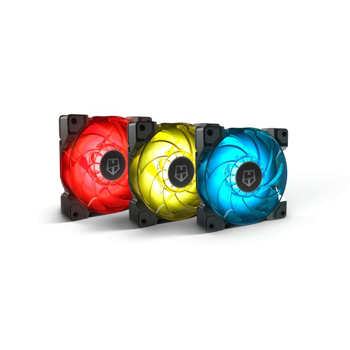 NOX H-SYNC Carcaça de PC Ventilador 12 cm Preto, Transparente…