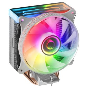 Mars Gaming MCPU-VR, Disipador de CPU, Duplo Espelho Infinito ARGB, 4…