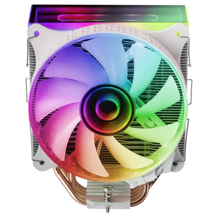 Mars Gaming MCPU-VR, CPU Cooler, Double Infinite Mirror ARGB, 4 HCT…