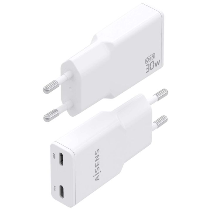 AISENS ASCH-30W2P048-W carregador de dispositivo móvel Câmara…