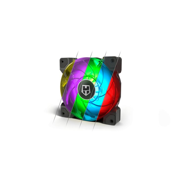 NOX H-SYNC PC Case Fan 12 cm Black, Transparent (NXHUMMERHSYNC)