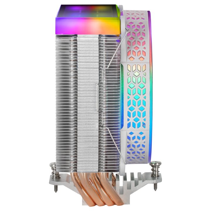 Mars Gaming MCPU-VR, CPU Cooler, Double Infinite Mirror ARGB, 4 HCT…