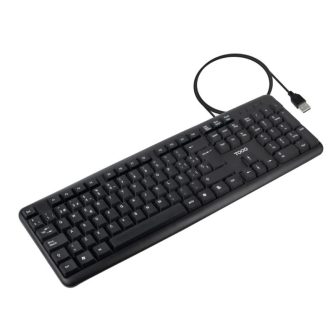 TooQ USB Keyboard, 104 Keys, Black