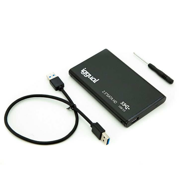 iggual Caja externa aluminio SSD 2.5" SATA USB 3.0