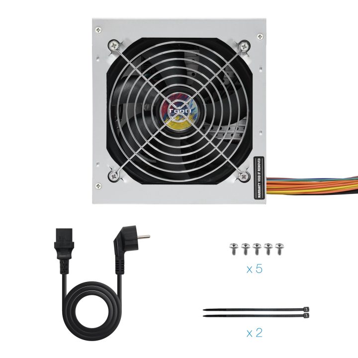 TooQ TQAPOLO-500SP unidade de fonte de alimentação 500 W 20+4 pinos…