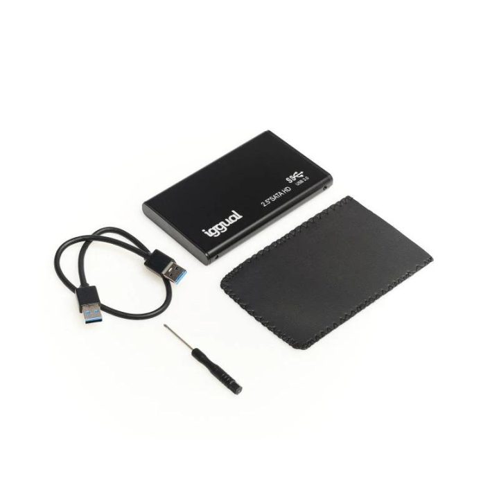 iggual Caixa externa em alumínio SSD 2,5" SATA USB 3.0