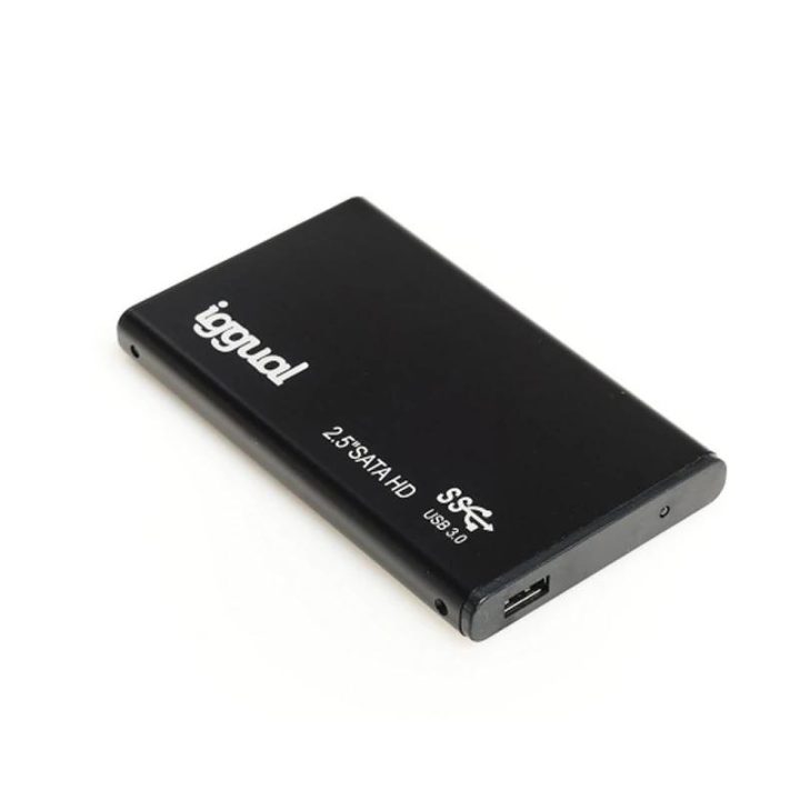 iggual Aluminum External SSD Case 2.5" SATA USB 3.0