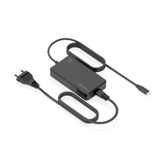 AISENS Desktop GaN Charger 45W PD3.0 1xUSB-C 1.8m, Black