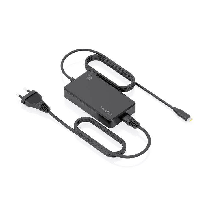 AISENS Desktop GaN Charger 45W PD3.0 1xUSB-C 1.8m, Black