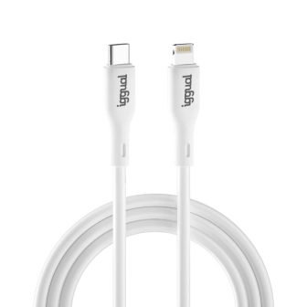 iggual cabo USB-C/Lightning 100 cm branco Q3.0 3A