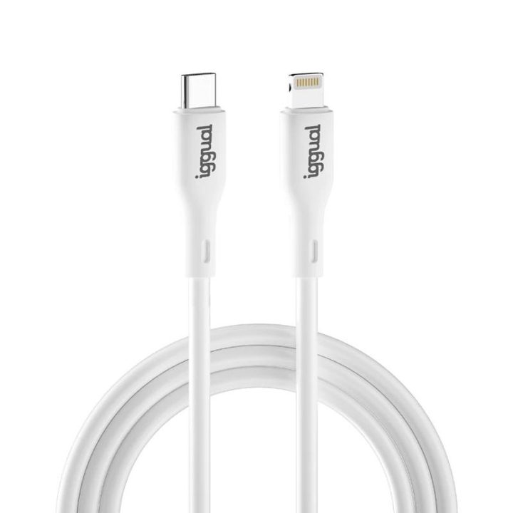 iggual cabo USB-C/Lightning 100 cm branco Q3.0 3A