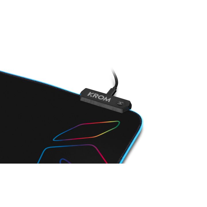 Krom Knout RGB Black Gaming Mouse Pad (NXKROMKNTRGB)