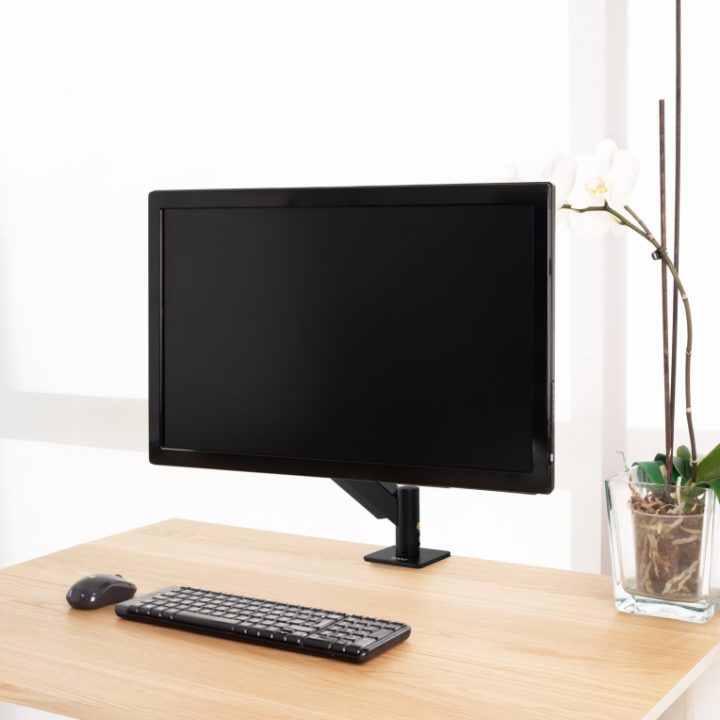 TooQ Suporte de secretária para ecrãs de 13”-34”, Preto