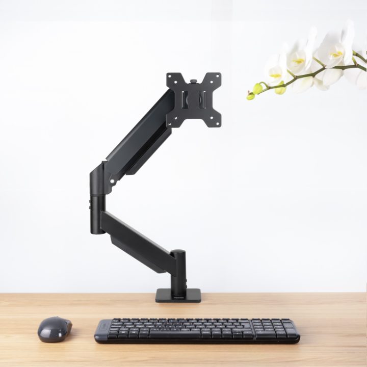 TooQ Suporte de secretária para ecrãs de 13”-34”, Preto