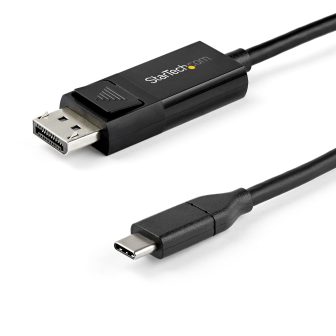 StarTech.com 1m USB-C to DisplayPort 1.4 Cable - Bidirectional USB…
