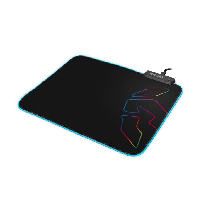 Krom Knout RGB Black Gaming Mouse Pad (NXKROMKNTRGB)