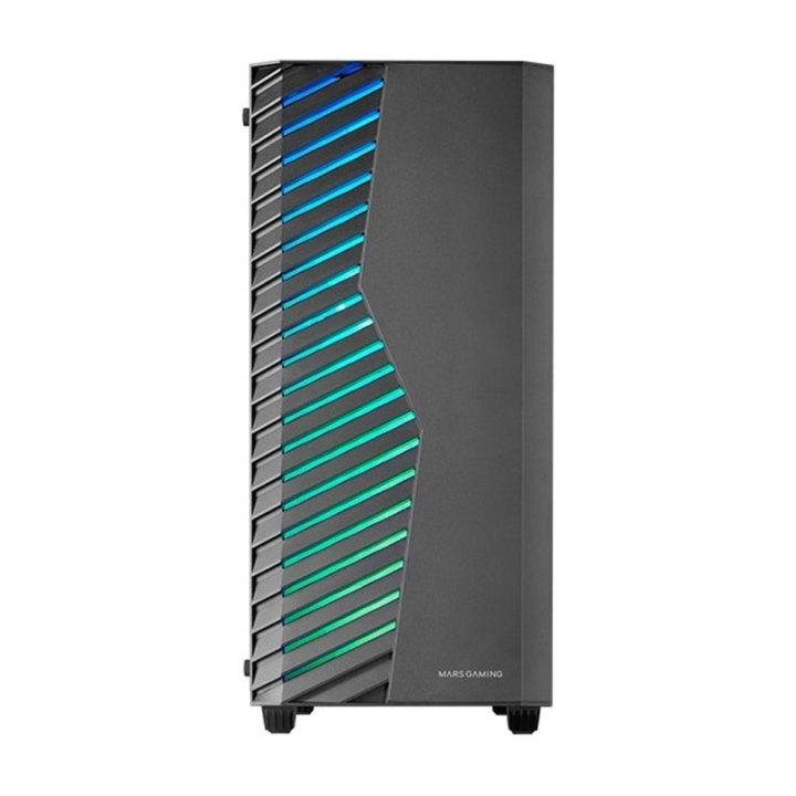 Mars Gaming MC-VOLT, ATX Gaming Case, 120mm ARGB Fan, ARGB Front…